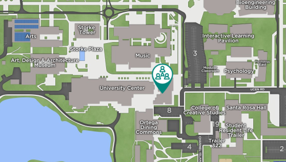 University Center (UCen) Map